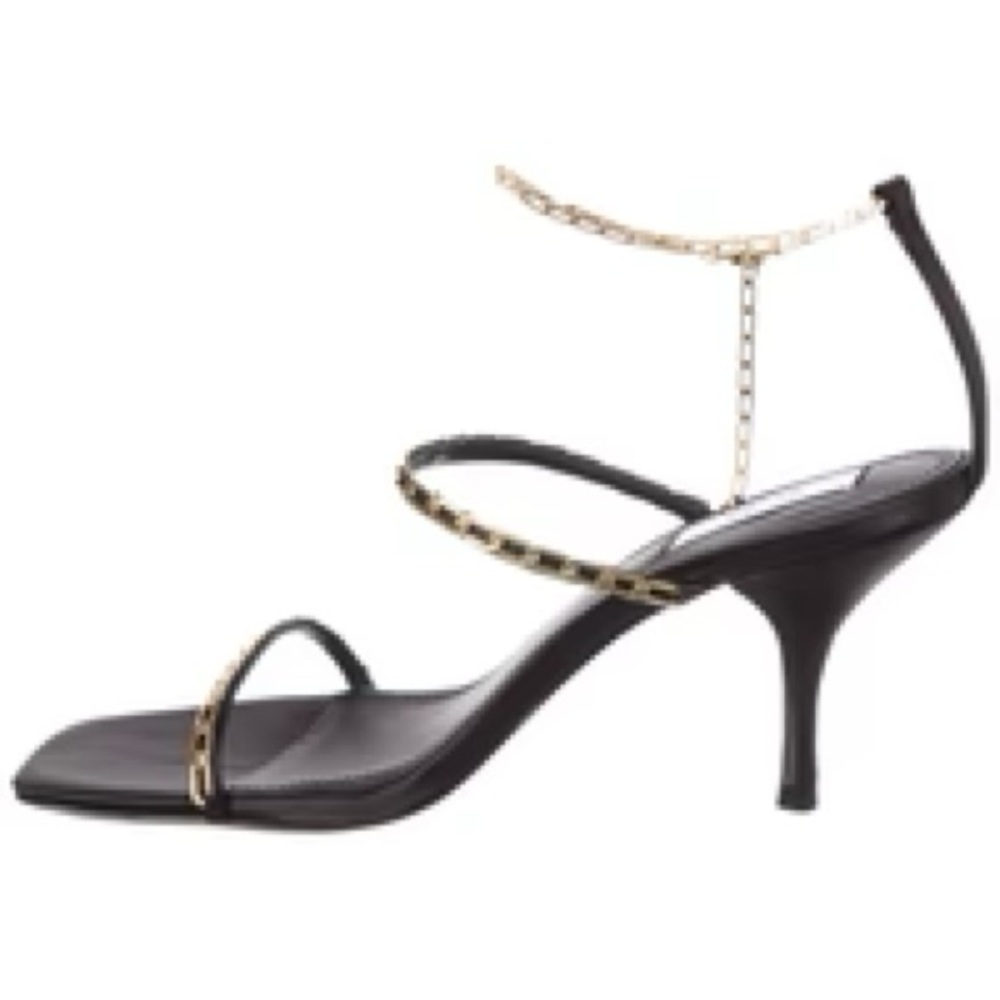 Reiss Magda Black Leather Heels - Picture 6 of 6